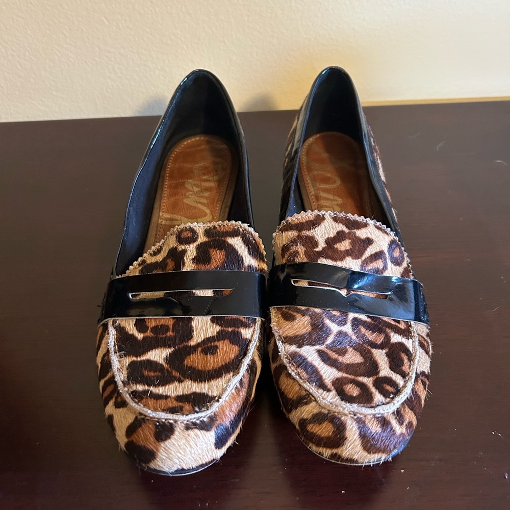 Sam Edelman animal print shoes